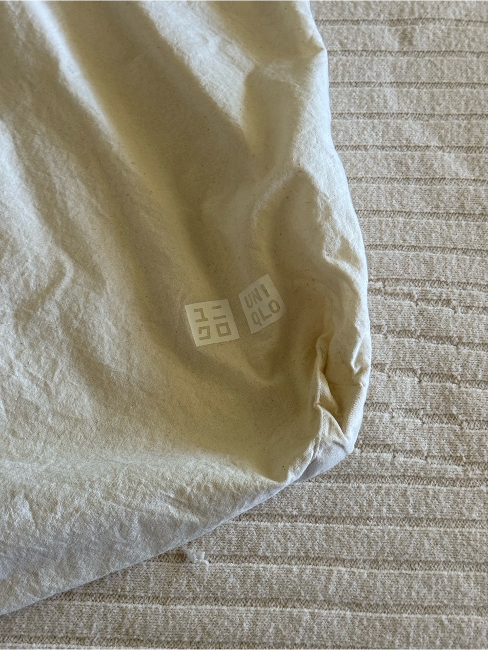 UNIQLO Cream Linen ToteBag